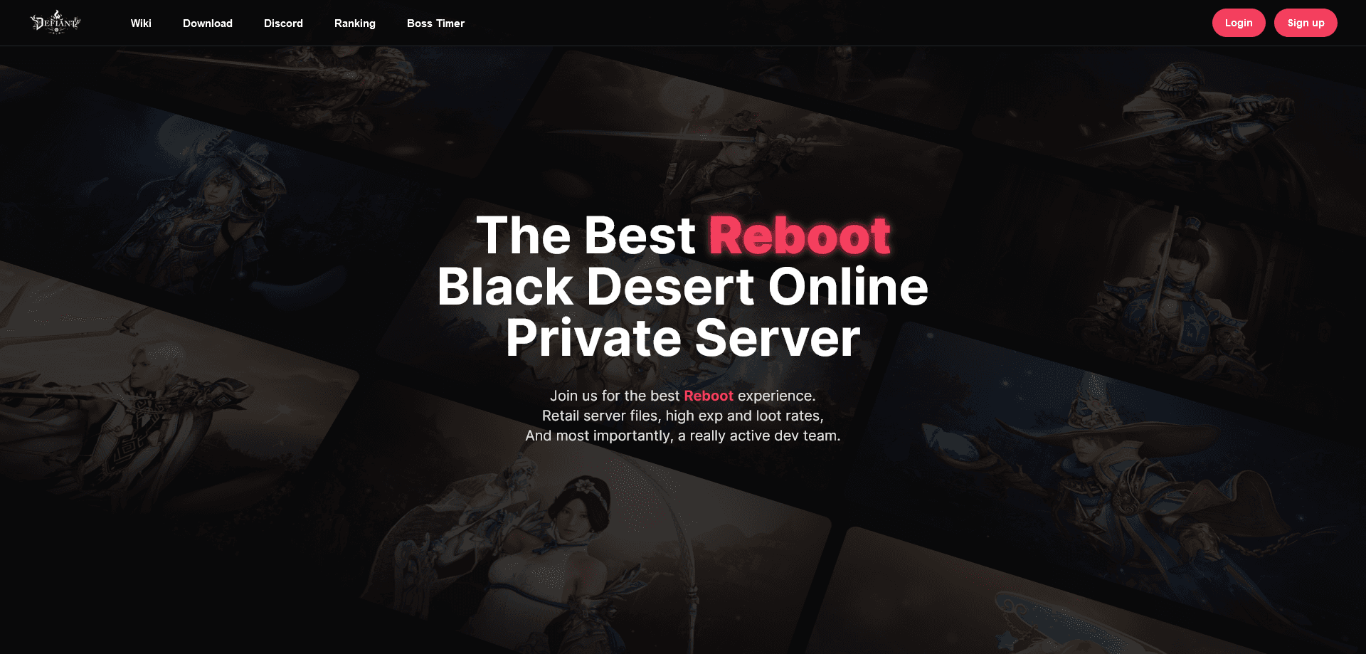 Videogame Server Website